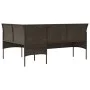 Set de sofás forma de L 5 pzas cojines ratán sintético marrón by , Garden sets - Ref: Foro24-318580, Price: 323,40 €, Discoun...