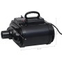 Schwarzer Haustiertrockner mit Doppelmotor von vidaXL, Haartrockner für Haustiere - Ref: Foro24-170936, Preis: 221,84 €, Raba...