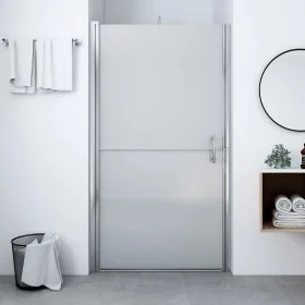 Puerta de ducha de vidrio templado esmerilado 100x178 cm de vidaXL, Puertas de ducha - Ref: Foro24-146660, Precio: 201,53 €, ...