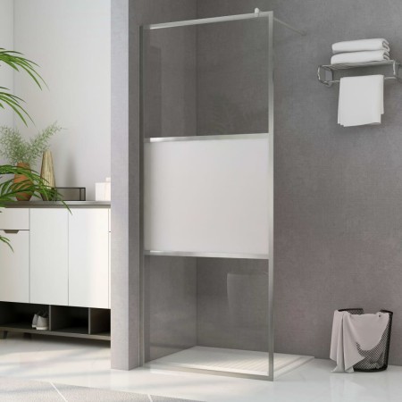 Begehbare Duschwand ESG Medium Milchglas 80x195cm von vidaXL, Duschwände und Duschwände - Ref: Foro24-146640, Preis: 189,46 €...