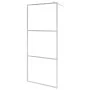 Accessible shower screen with medium frosted ESG glass 80x195cm by vidaXL, Shower walls and screens - Ref: Foro24-146640, Pri...