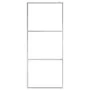 Accessible shower screen with medium frosted ESG glass 80x195cm by vidaXL, Shower walls and screens - Ref: Foro24-146640, Pri...