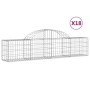 Gabionenkörbe 18 Stück Bogenform Eisen 200x30x40/60 cm von , Töpfe und Pflanzgefäße - Ref: Foro24-3146061, Preis: 794,81 €, R...