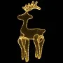 Christmas reindeer with mesh 306 LED 60x24x89 cm by vidaXL, Christmas lights - Ref: Foro24-289976, Price: 39,64 €, Discount: %