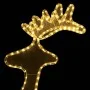 Christmas reindeer with mesh 306 LED 60x24x89 cm by vidaXL, Christmas lights - Ref: Foro24-289976, Price: 39,64 €, Discount: %