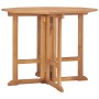 Mesa de comedor plegable para jardín madera de teca 90x90x75 cm de , Mesas de jardín - Ref: Foro24-315447, Precio: 207,90 €, ...