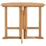 Folding teak wood dining table for garden 90x90x75 cm by , Garden tables - Ref: Foro24-315447, Price: 203,28 €, Discount: %