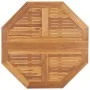 Folding teak wood dining table for garden 90x90x75 cm by , Garden tables - Ref: Foro24-315447, Price: 203,28 €, Discount: %