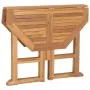 Folding teak wood dining table for garden 90x90x75 cm by , Garden tables - Ref: Foro24-315447, Price: 203,28 €, Discount: %