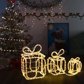 Cajas de regalo adorno navideño 180 LED interior y exterior