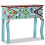 Hand-painted solid blue mango wood console table by , Sideboards - Ref: Foro24-244596, Price: 251,26 €, Discount: %