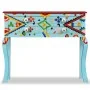 Hand-painted solid blue mango wood console table by , Sideboards - Ref: Foro24-244596, Price: 251,26 €, Discount: %