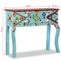 Hand-painted solid blue mango wood console table by , Sideboards - Ref: Foro24-244596, Price: 251,26 €, Discount: %