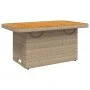 Garden dining set with cushions 4 pieces beige synthetic rattan by , Garden sets - Ref: Foro24-3277479, Price: 571,68 €, Disc...