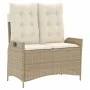 Garden dining set with cushions 4 pieces beige synthetic rattan by , Garden sets - Ref: Foro24-3277479, Price: 571,68 €, Disc...