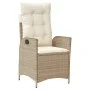 Garden dining set with cushions 4 pieces beige synthetic rattan by , Garden sets - Ref: Foro24-3277479, Price: 571,68 €, Disc...