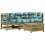 4-piece garden furniture set with impregnated pine wood cushions by , Garden sets - Ref: Foro24-3250791, Price: 431,84 €, Dis...
