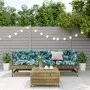 4-piece garden furniture set with impregnated pine wood cushions by , Garden sets - Ref: Foro24-3250791, Price: 431,84 €, Dis...
