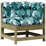 4-piece garden furniture set with impregnated pine wood cushions by , Garden sets - Ref: Foro24-3250791, Price: 431,84 €, Dis...