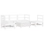 Gartensofa-Set 6-teilig aus massivem weißem Kiefernholz von , Gartensets - Ref: Foro24-3250713, Preis: 402,18 €, Rabatt: %