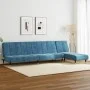 2-piece blue velvet sofa set by , Sofas - Ref: Foro24-3216294, Price: 423,51 €, Discount: %