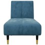 2-piece blue velvet sofa set by , Sofas - Ref: Foro24-3216294, Price: 399,12 €, Discount: %