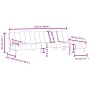 2-teilige Sofagarnitur aus blauem Samt von , Sofas - Ref: Foro24-3216294, Preis: 396,55 €, Rabatt: %