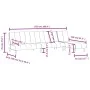 2-teilige Sofagarnitur aus blauem Samt von , Sofas - Ref: Foro24-3216294, Preis: 423,51 €, Rabatt: %