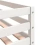 Bunk bed with black and white pine solid wood curtains 80x200 cm by , Beds and slatted bases - Ref: Foro24-3283901, Price: 16...