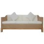 Sofá de 3 plazas con cojines ratán natural by vidaXL, Sofas - Ref: Foro24-283077, Price: 778,77 €, Discount: %