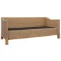 Sofá de 3 plazas con cojines ratán natural by vidaXL, Sofas - Ref: Foro24-283077, Price: 778,77 €, Discount: %