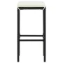 Gartentisch und Hocker 5 Stück Akazienholz PE Rattan schwarz von , Gartensets - Ref: Foro24-3295270, Preis: 230,89 €, Rabatt: %