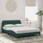 Bett mit dunkelgrüner Samtmatratze 140x190 cm von , Betten und Lattenroste - Ref: Foro24-3208394, Preis: 350,89 €, Rabatt: %