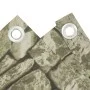 PVC balcony privacy screen stone look 500x120 cm by , fence panels - Ref: Foro24-4005534, Price: 30,37 €, Discount: %