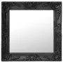 Schwarzer Wandspiegel im Barockstil 50x50 cm von vidaXL, Spiegel - Ref: Foro24-320315, Preis: 42,19 €, Rabatt: %