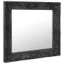 Schwarzer Wandspiegel im Barockstil 50x50 cm von vidaXL, Spiegel - Ref: Foro24-320315, Preis: 42,19 €, Rabatt: %