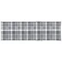 Lounger with impregnated pine gray check printed cushion by , Loungers - Ref: Foro24-3065833, Price: 129,52 €, Discount: %