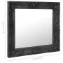 Black baroque style wall mirror 50x50 cm by vidaXL, Mirrors - Ref: Foro24-320315, Price: 42,19 €, Discount: %