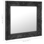 Espejo de pared estilo barroco negro 50x50 cm de vidaXL, Espejos - Ref: Foro24-320315, Precio: 41,61 €, Descuento: %