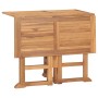 Set de comedor de jardín plegable 5 pzas madera maciza de teca de , Conjuntos de jardín - Ref: Foro24-3059981, Precio: 430,09...