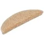 Stair tread carpets 15 units cream 56x17x3 cm by vidaXL, Stair mats - Ref: Foro24-133896, Price: 84,42 €, Discount: %