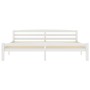 Solid pine wood bed frame, white, 200x200 cm by vidaXL, Beds and slatted bases - Ref: Foro24-322074, Price: 115,20 €, Discoun...