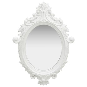Weißer Wandspiegel im Schlossstil 56x76 cm von vidaXL, Spiegel - Ref: Foro24-320356, Preis: 62,22 €, Rabatt: %