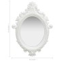 Castle-style white wall mirror 56x76 cm by vidaXL, Mirrors - Ref: Foro24-320356, Price: 62,82 €, Discount: %