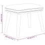 Sillón de relax con taburete terciopelo negro de , Sillones - Ref: Foro24-3097826, Precio: 125,97 €, Descuento: %