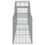 Gabion baskets 15 pcs arch shape iron 200x30x40/60 cm by , Pots and planters - Ref: Foro24-3146060, Price: 640,88 €, Discount: %