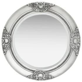 Silver baroque style wall mirror 50 cm by vidaXL, Mirrors - Ref: Foro24-320346, Price: 45,58 €, Discount: %