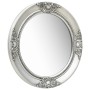 Silver baroque style wall mirror 50 cm by vidaXL, Mirrors - Ref: Foro24-320346, Price: 49,26 €, Discount: %