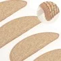 Selbstklebende Stufenmatte 15 Stück hellbraun 56x17x3cm von , Treppenmatten - Ref: Foro24-326898, Preis: 97,60 €, Rabatt: %
