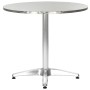 Mesa de jardín de aluminio plateado 80x70 cm de , Mesas de jardín - Ref: Foro24-48714, Precio: 163,30 €, Descuento: %
